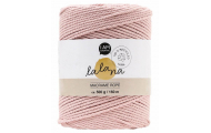 Šnúra na makramé Lalana, púdrová, 500 g
