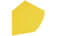 Farebný kartón, 50 x 70 cm, banánovo žltý, 25 hárkov