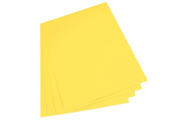 Farebný kartón, 50 x 70 cm, citrónový, 25 hárkov