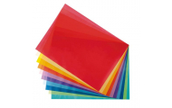 Farebný transparentný papier, 50,5 x 70 cm, 10 hárkov