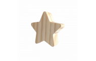 Drevený držiak na fotky a pohľadnice Hviezda, 6 ks