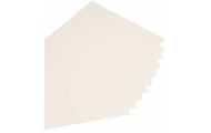 Farebný papier, 50 x 70 cm, 10 ks, biela perlová
