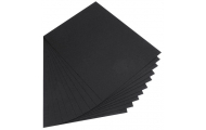 Farebný papier, 50 x 70 cm, 10 ks, čierna