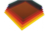 Akrylové sklo, 3 mm, 500 x 500, oranžová, 1 ks