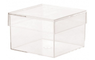 Akrylová krabica hranatá, 7,5 x 7,5 x 5 cm, 1 ks