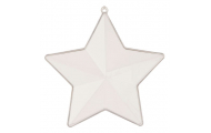 Akrylová hviezda, 80 mm, 1 ks