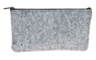Filcový peračník, sivý, 18 x 10 cm, 1 ks