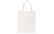 Papierová taška, biela, 10 ks, 12 x 5,5 x 15 cm