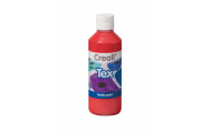 Crealll Tex, farba na textil, 250 ml, červená