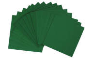 Otváracia pohľadnica, zelená, 13,5 x 13,5 cm, 5 ks
