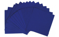 Otváracia pohľadnica, modrá, 13,5 x 13,5 cm, 5 ks