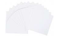 Otváracia pohľadnica, 5 ks, biela, 13,5 x 13,5 cm