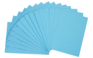 Otváracia pohľadnica, modrá svetlá, 10,5 x 15 cm, 5 ks