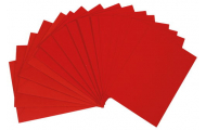 Otváracia pohľadnica, červená, 10,5 x 15 cm, 5 ks